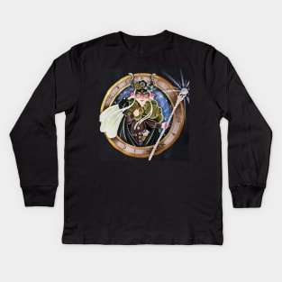 Pagan witch Kids Long Sleeve T-Shirt